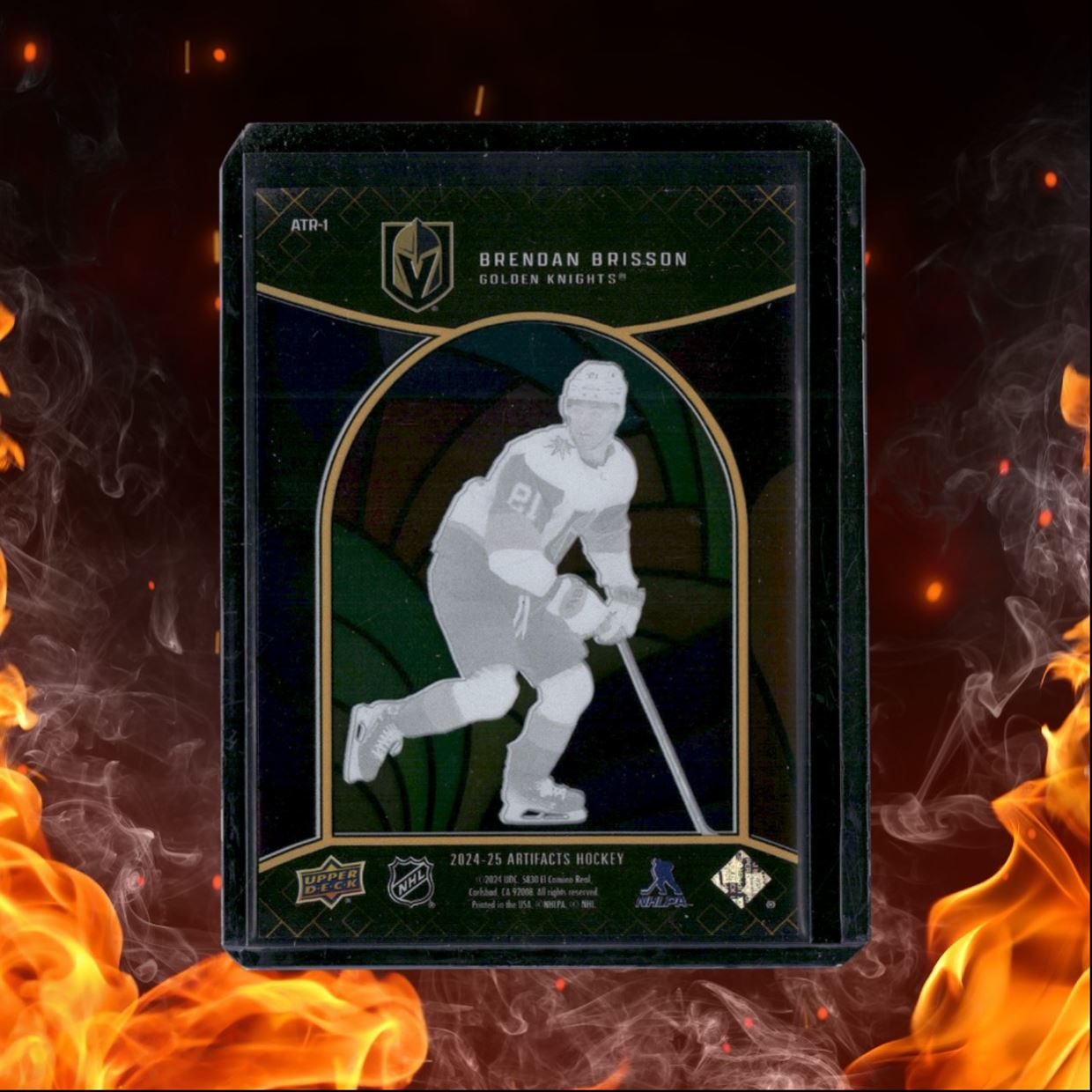 2024-25 Upper Deck Artifacts Brendan Brisson Antiquity SSP 1:200 Rookie #ATR-1