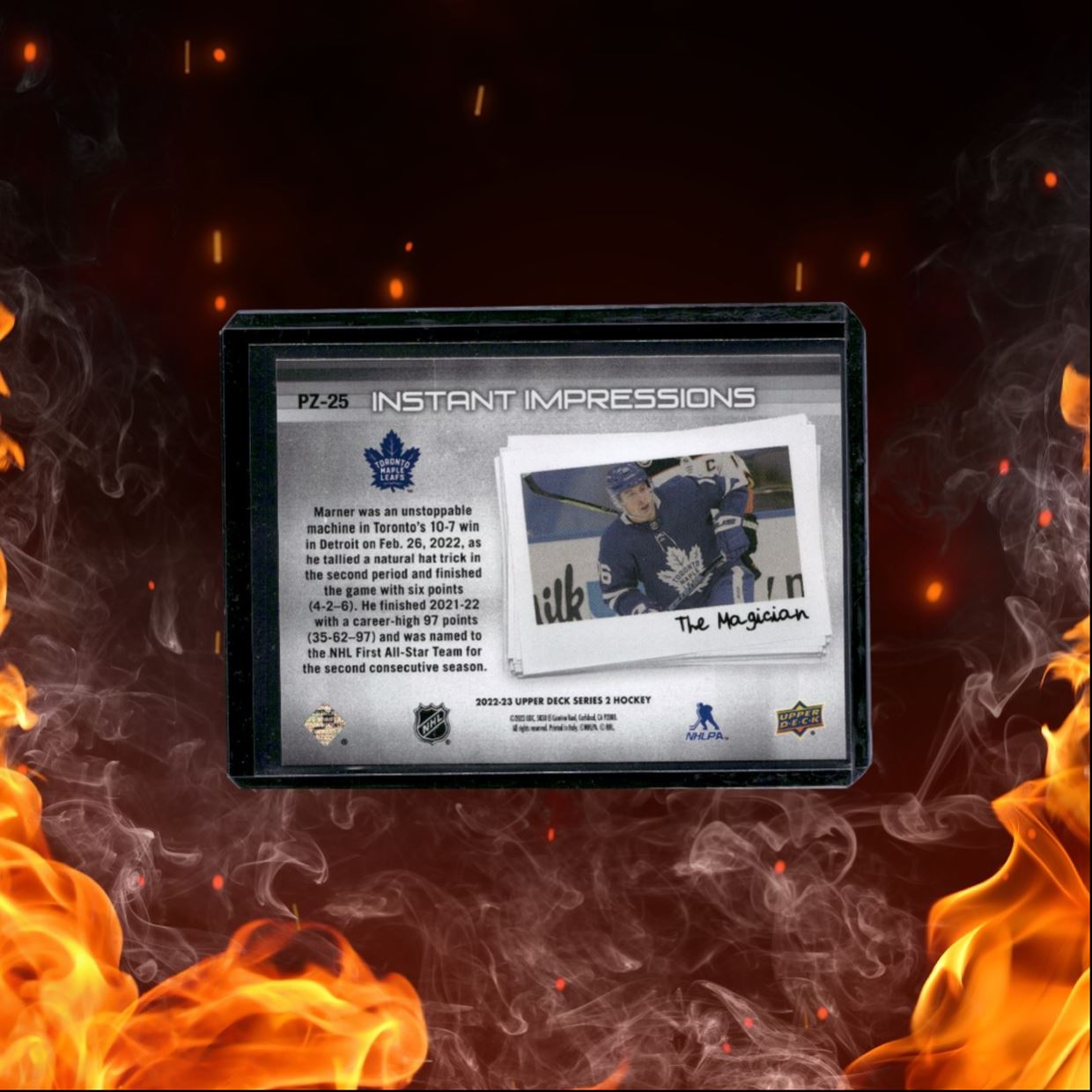 2022-23 Upper Deck Mitch Marner "The Magician" Instant Impressions Nickname