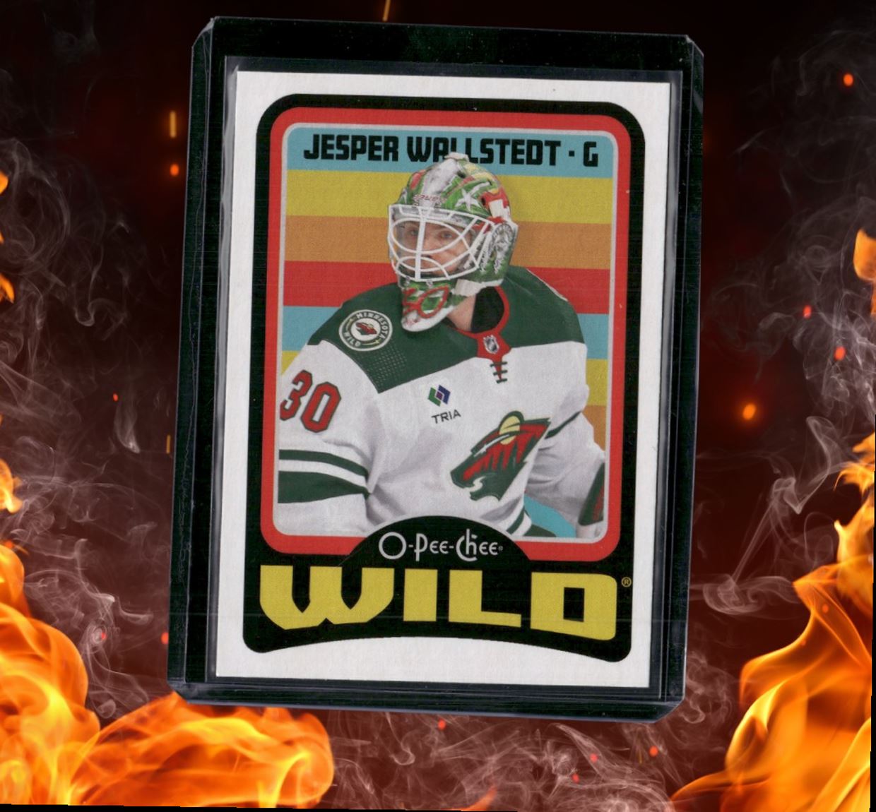 2024-25 O-Pee-Chee Jesper Wallstedt Retro Rookie #541