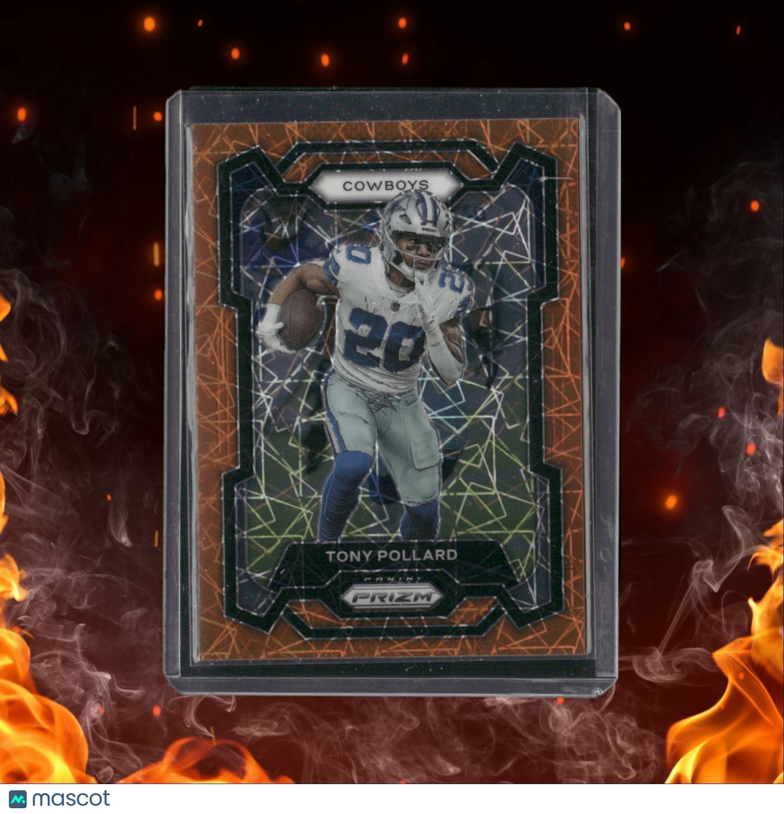 2023 Panini Prizm Tony Pollard Orange Lazer #81
