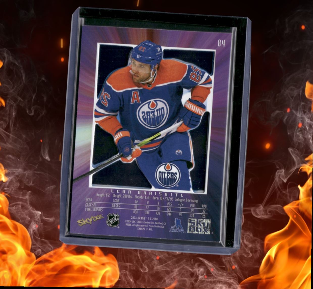 2023-24 SkyBox EX 2000 Leon Draisaitl (B) #84