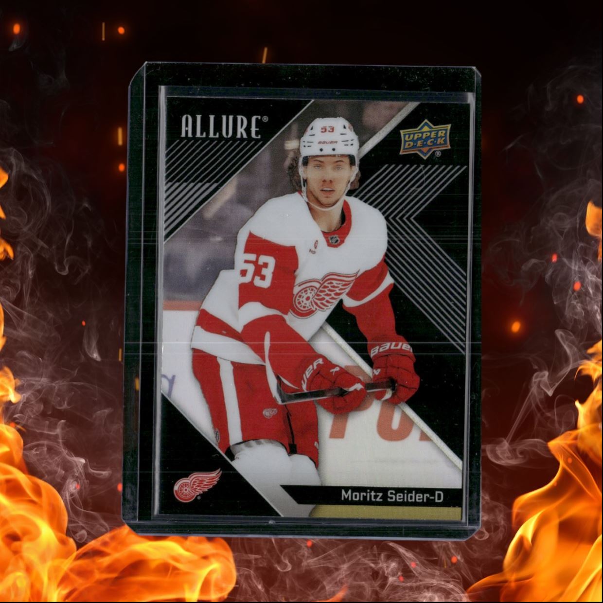 2024-25 Upper Deck Allure Moritz Seider Black Rainbow #80