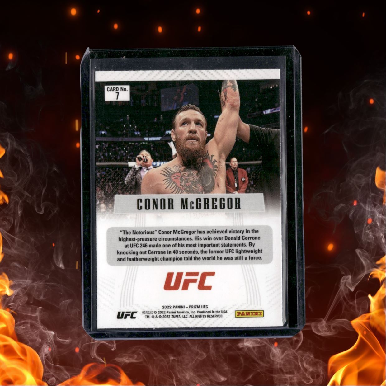 2022 Panini Prizm UFC Connor McGregor #7