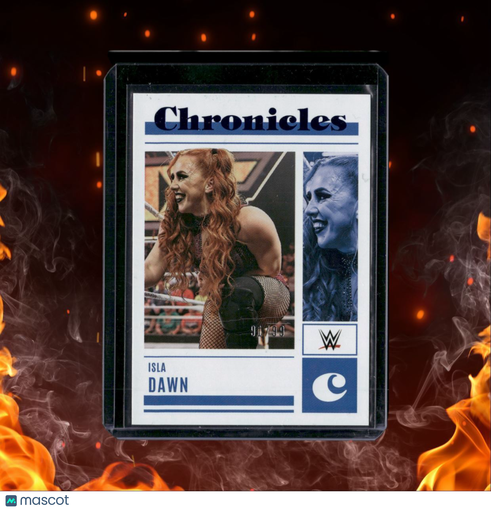 2023 Panini Chronicles WWE Isla Dawn Blue 91/99 #82