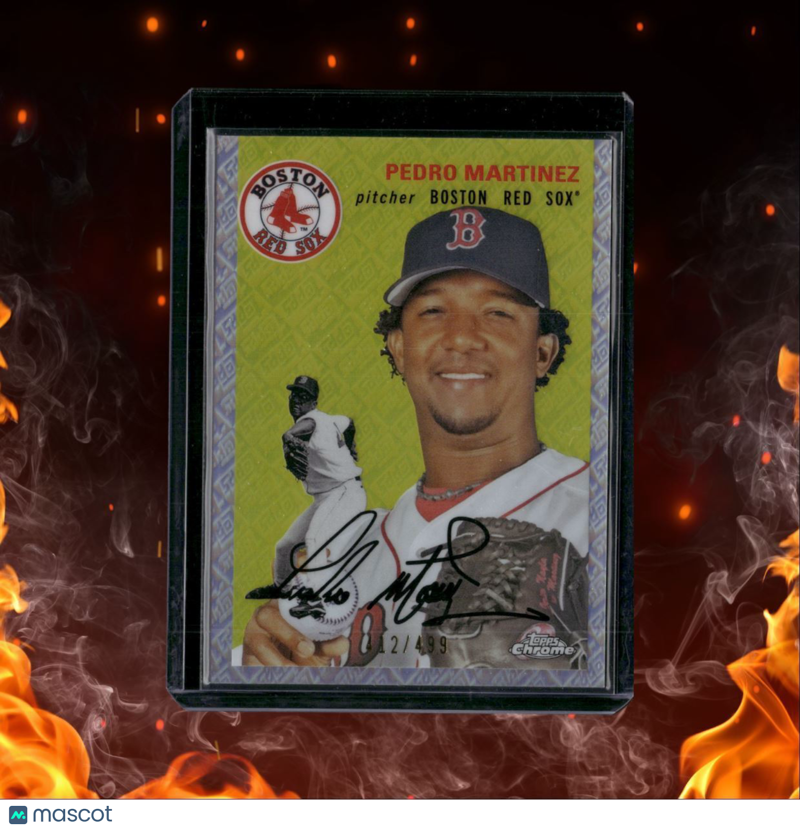 2023 Topps Chrome Platinum Pedro Martinez Logo Refractor 412/499 #466