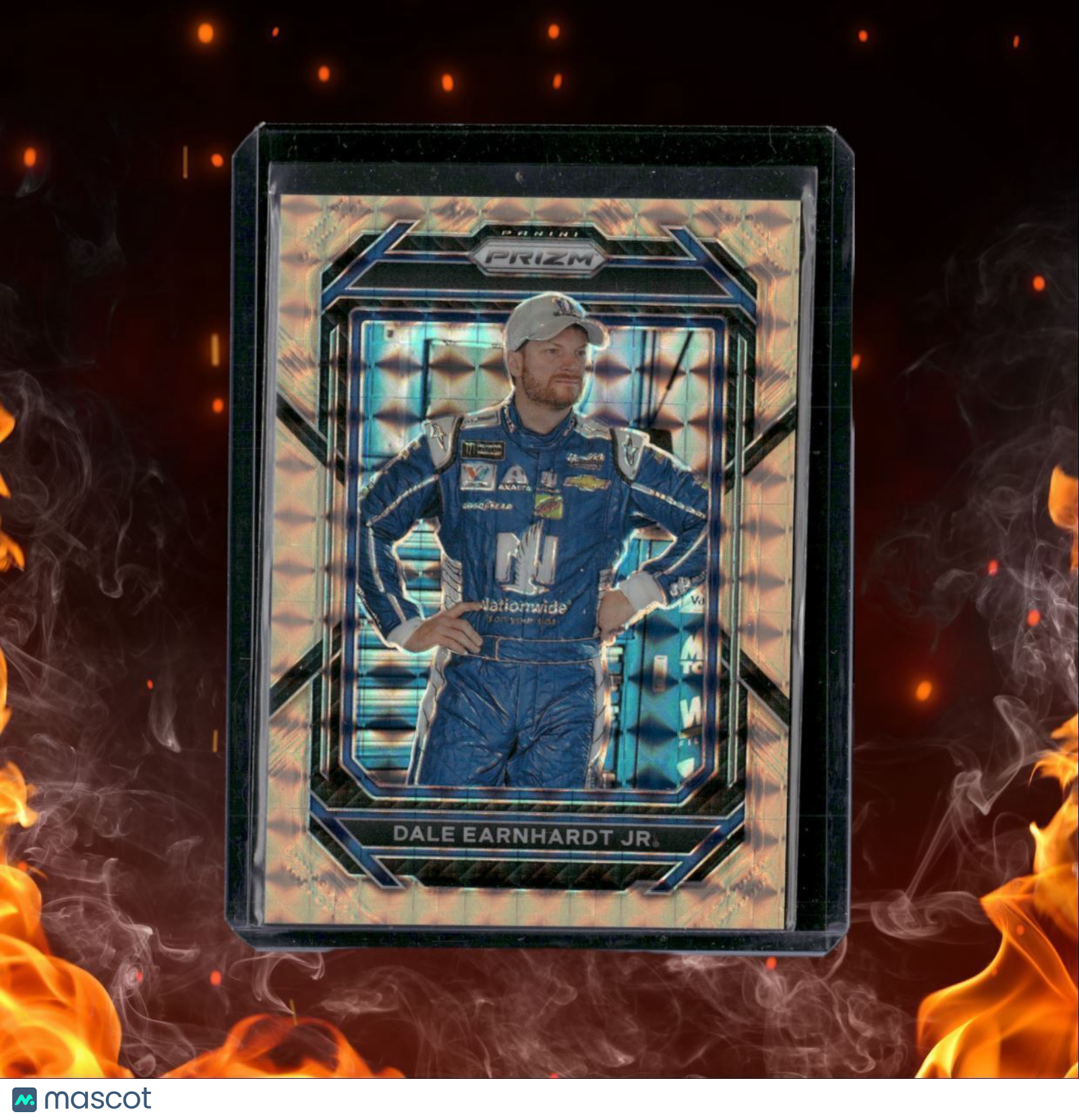 2023 Panini Prizm Racing Dale Earnhardt JR Orange Reactive Prizm #84