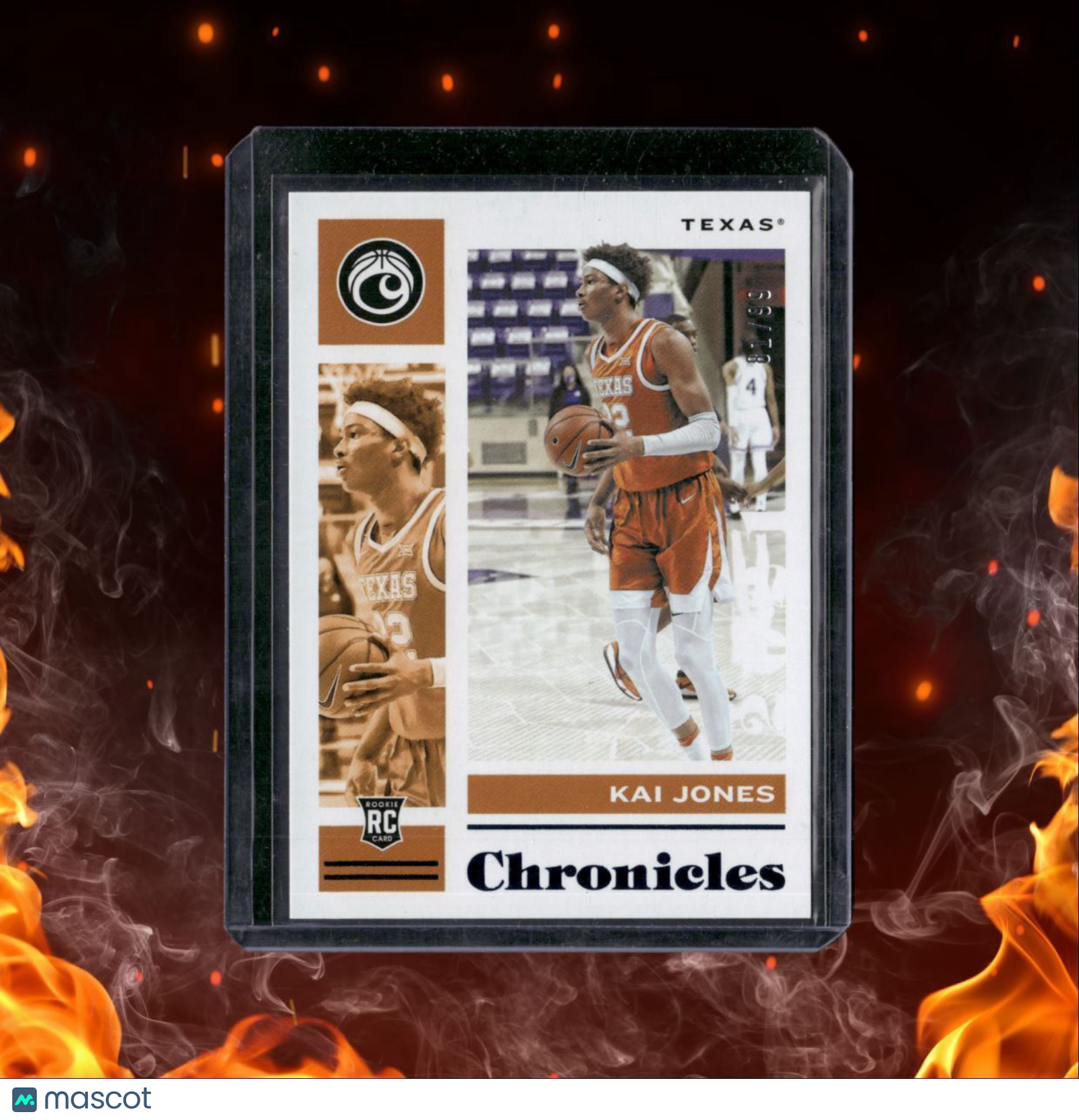 2021-22 Panini Chronicles Draft Picks Kai Jones Blue Rookie 81/99 #12