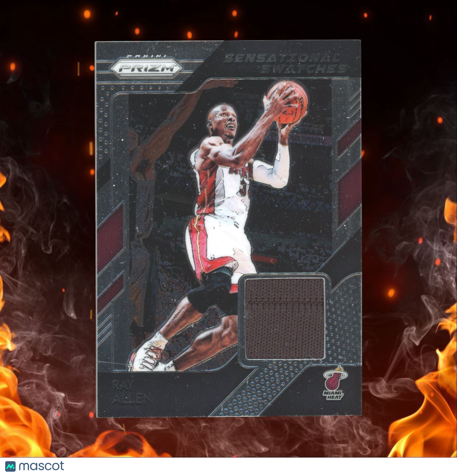 2018-19 Panini Prizm Ray Allen Sensational Swatches Jersey #10
