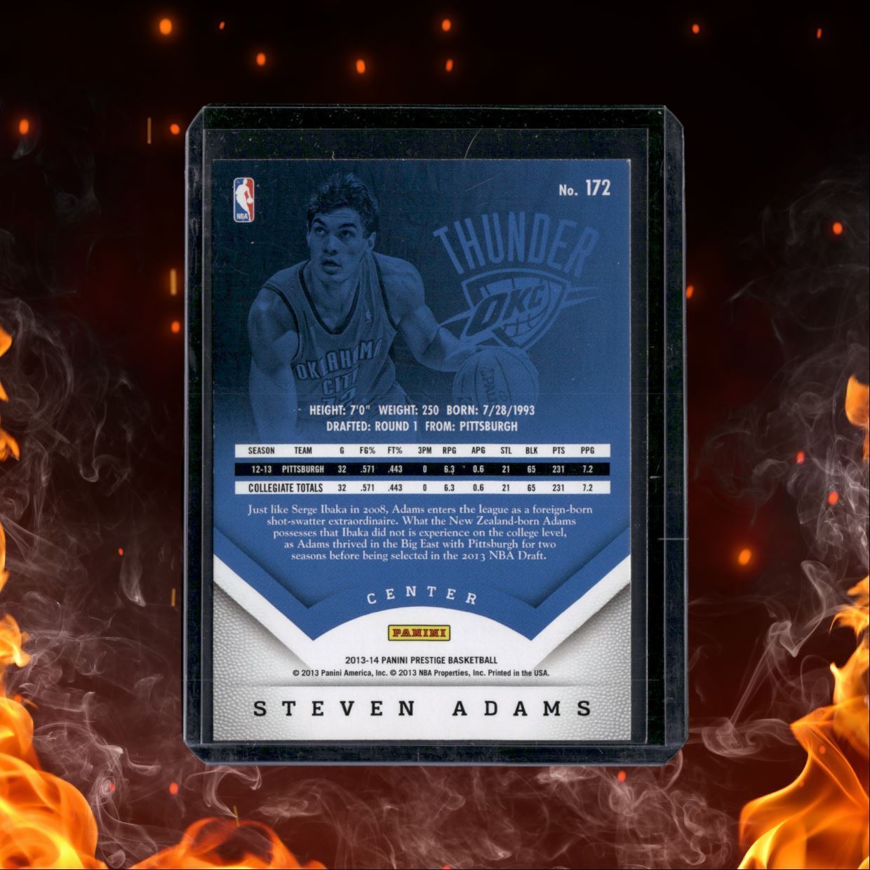 2013-14 Panini Prestige Steven Adams Rookie #172