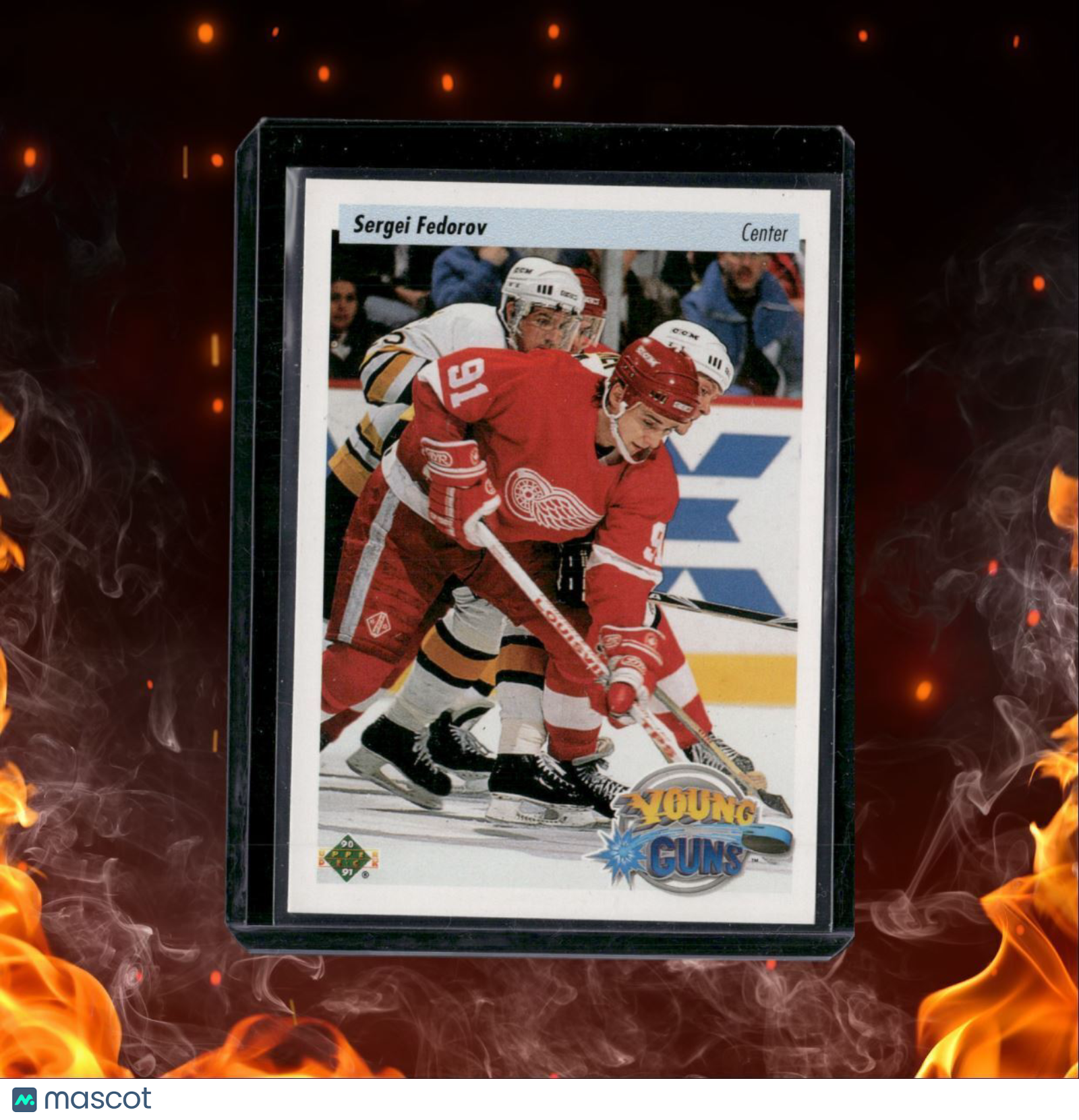 1995-96 Upper Deck Sergei Fedorov Young Guns Rookie #215