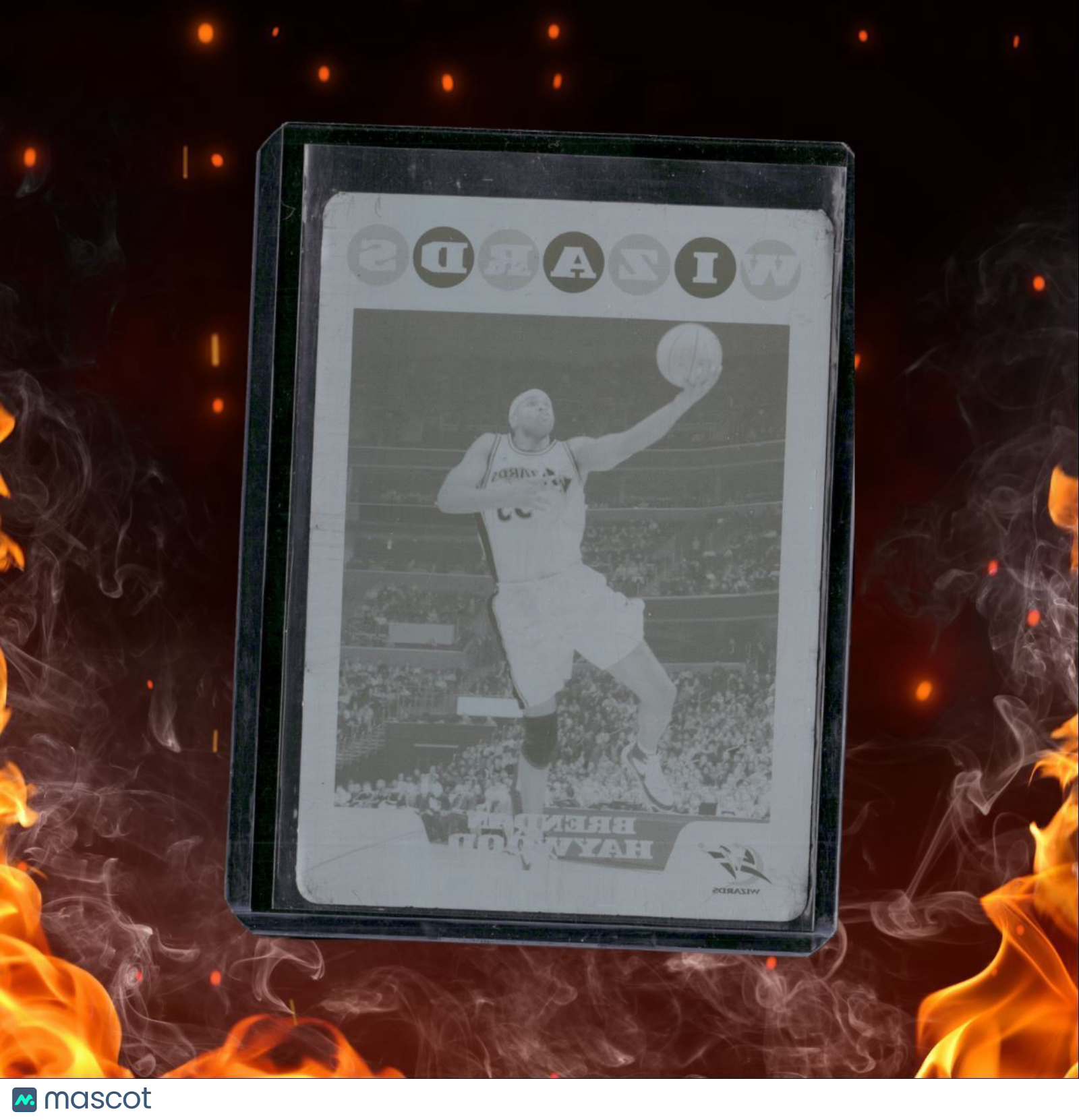2008-09 Topps Brendan Haywood Printing Plate Cyan 1/1 #162
