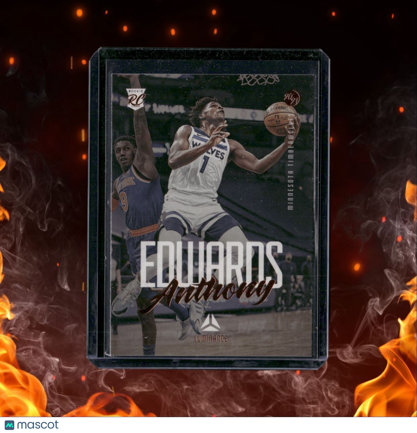 2020-21 Panini Chronicles Anthony Edwards Orange Rookie #143