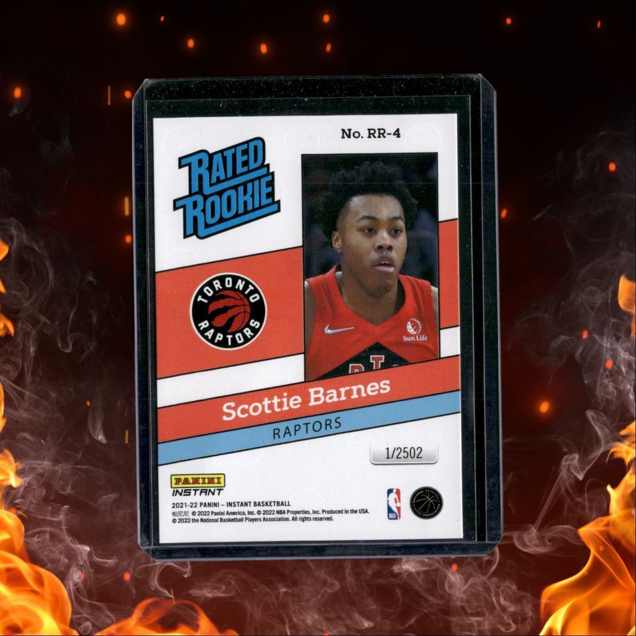 2021-22 Panini Instant Rated Rookie Retro Scottie Barnes #RR-4