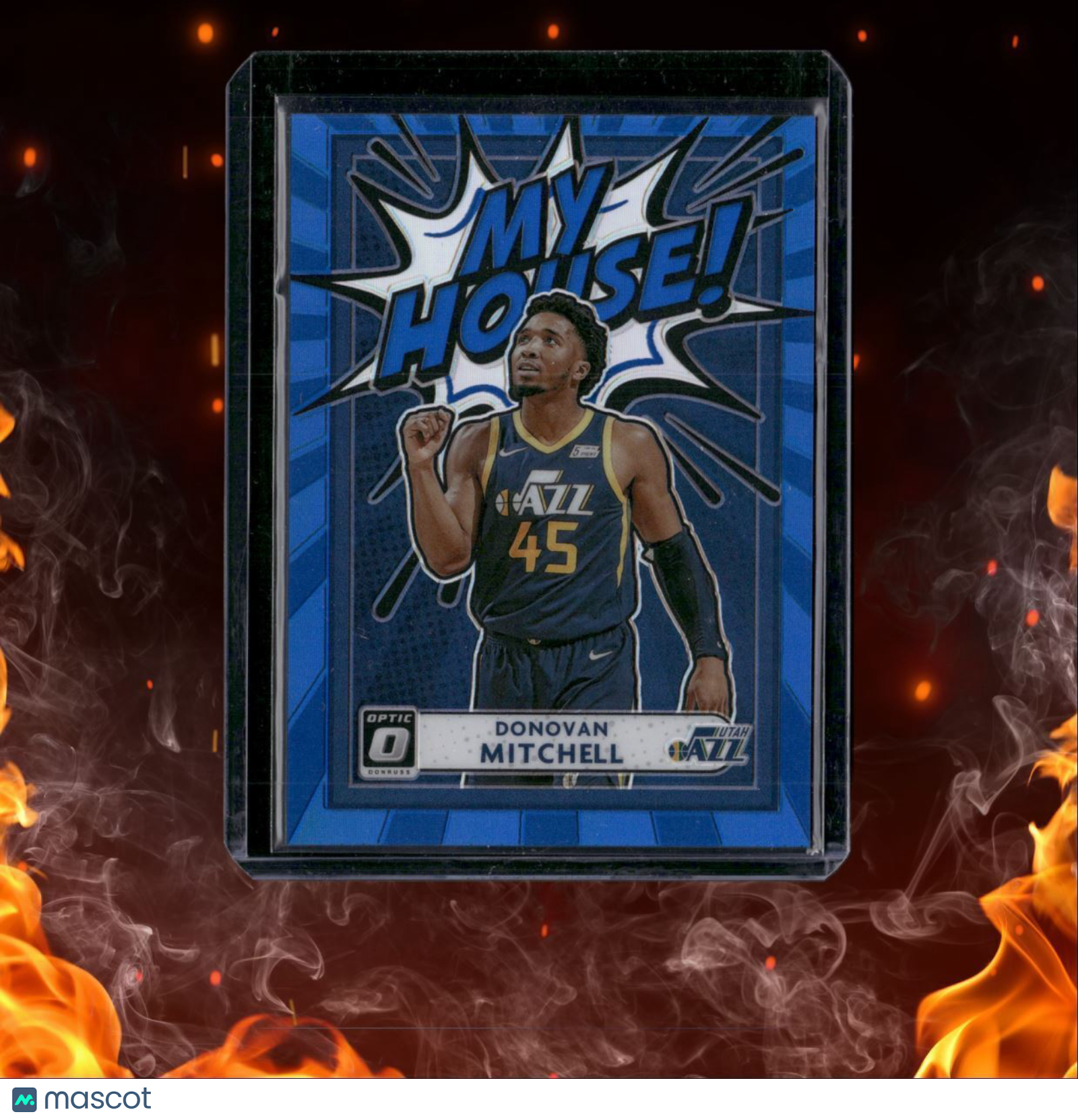 2021-22 Donruss Optic Donovan Mitchell Blue My House 79/85 #10