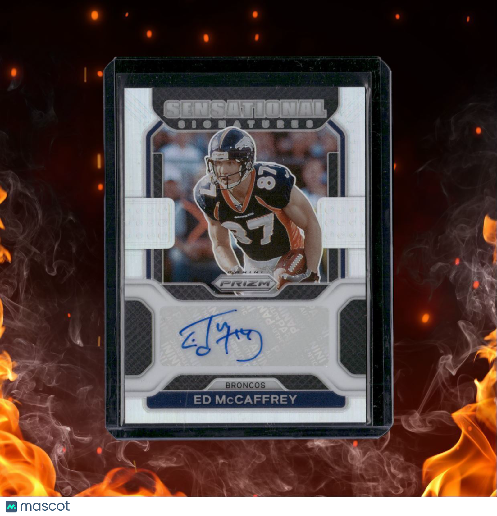 2022 Panini Prizm Ed McCaffrey Sensational Signautres 65/99 #SS-EM