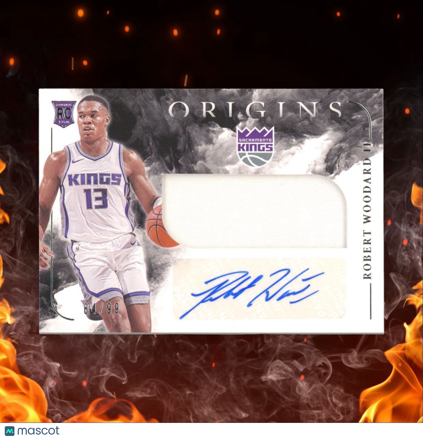 2020-21 Panini Origins Robert Woodard II Patch Rookie Auto 84/99 #RJA-WOO