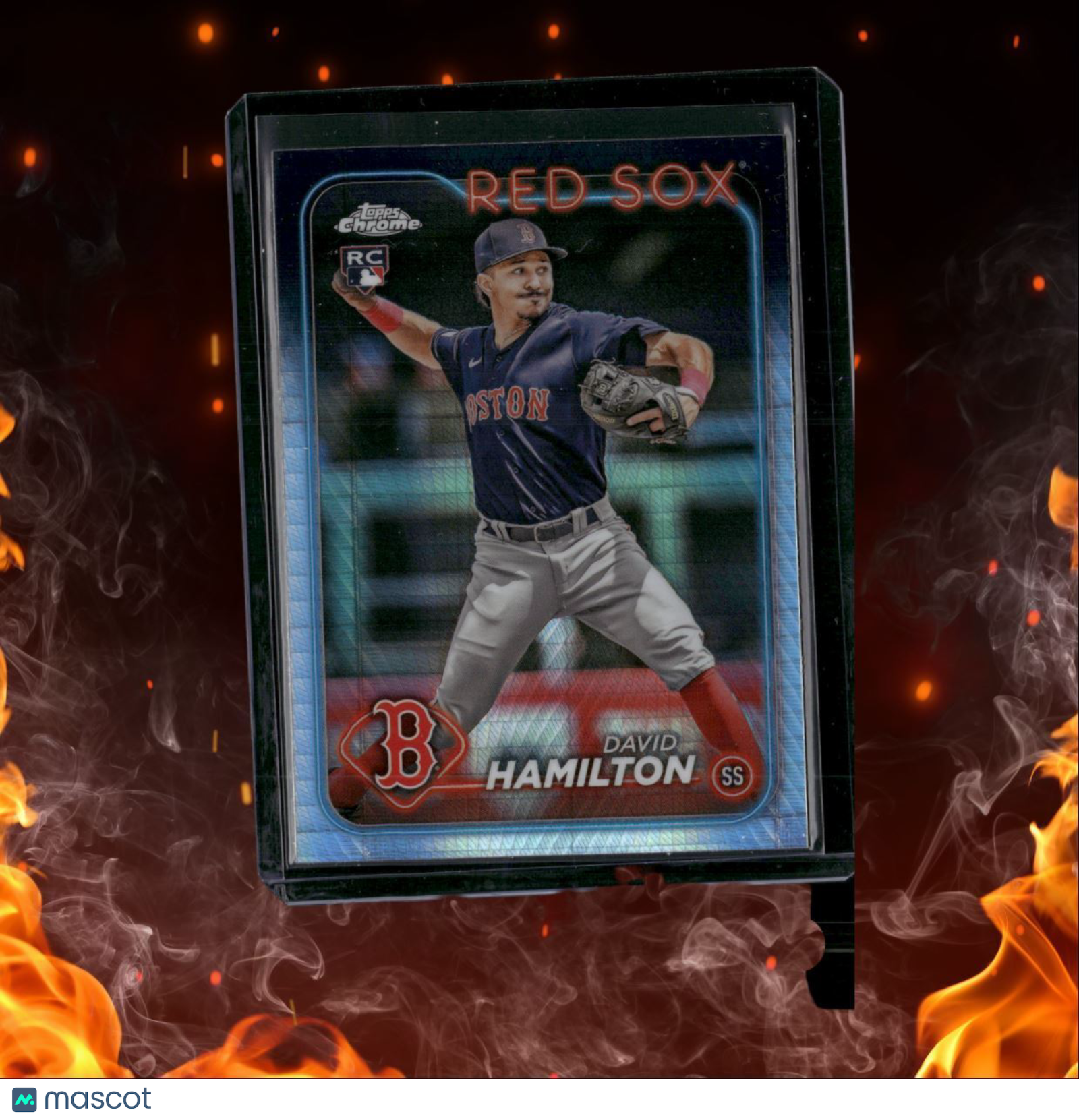 2024 Topps Chrome David Hamilton Hyper Refractor Rookie #49