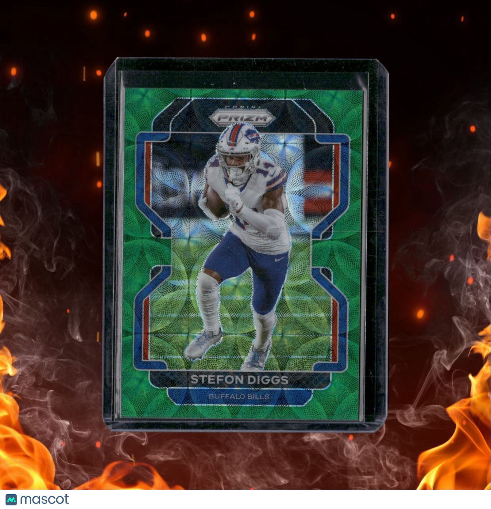2021 Panini Prizm Green Scope Stefon Diggs 50/75 #114