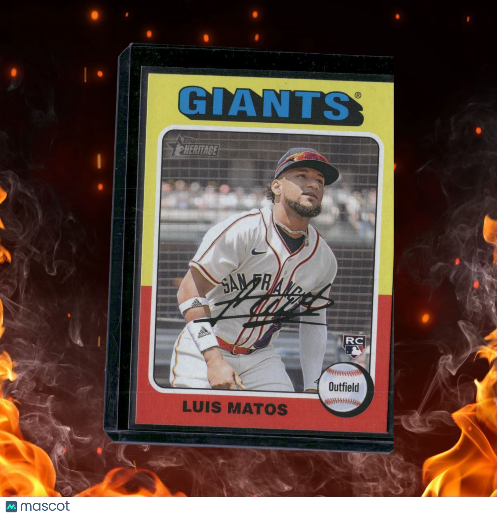 2024 Topps Heritage Luis Matos Image Variation Rookie #101