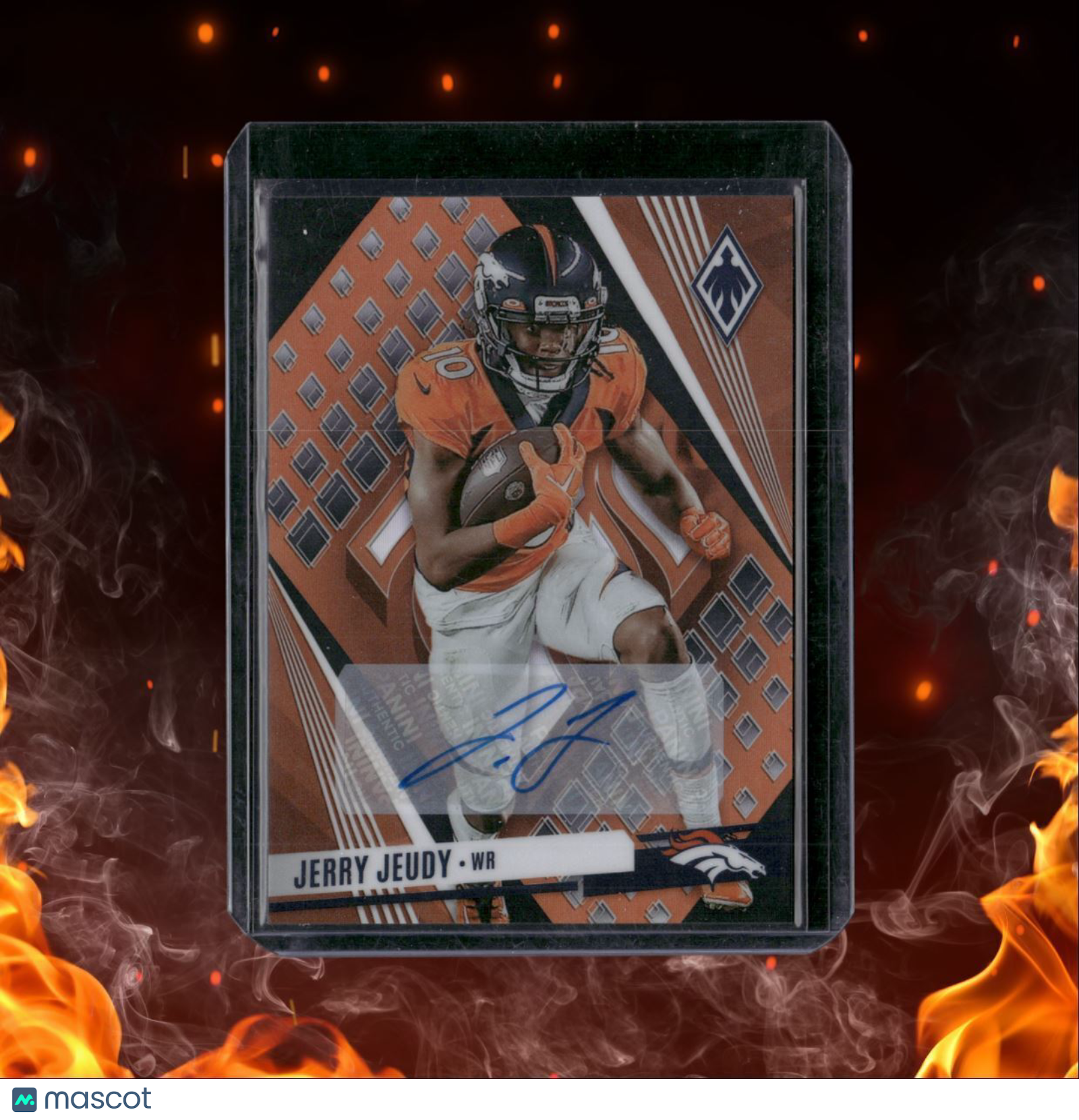 2023 Panini Phoenix Autographs Orange Jerry Jeudy 01/20 #86