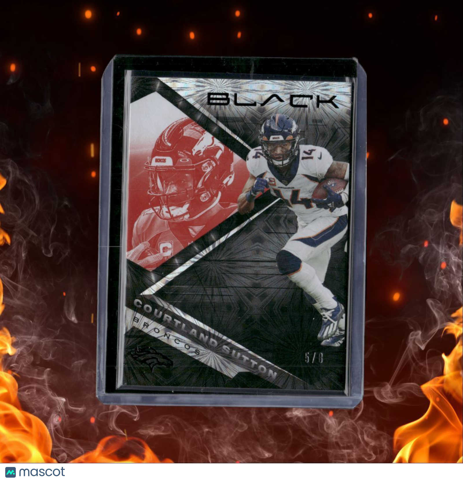 2022 Panini Black Courtland Sutton 5/8 #34