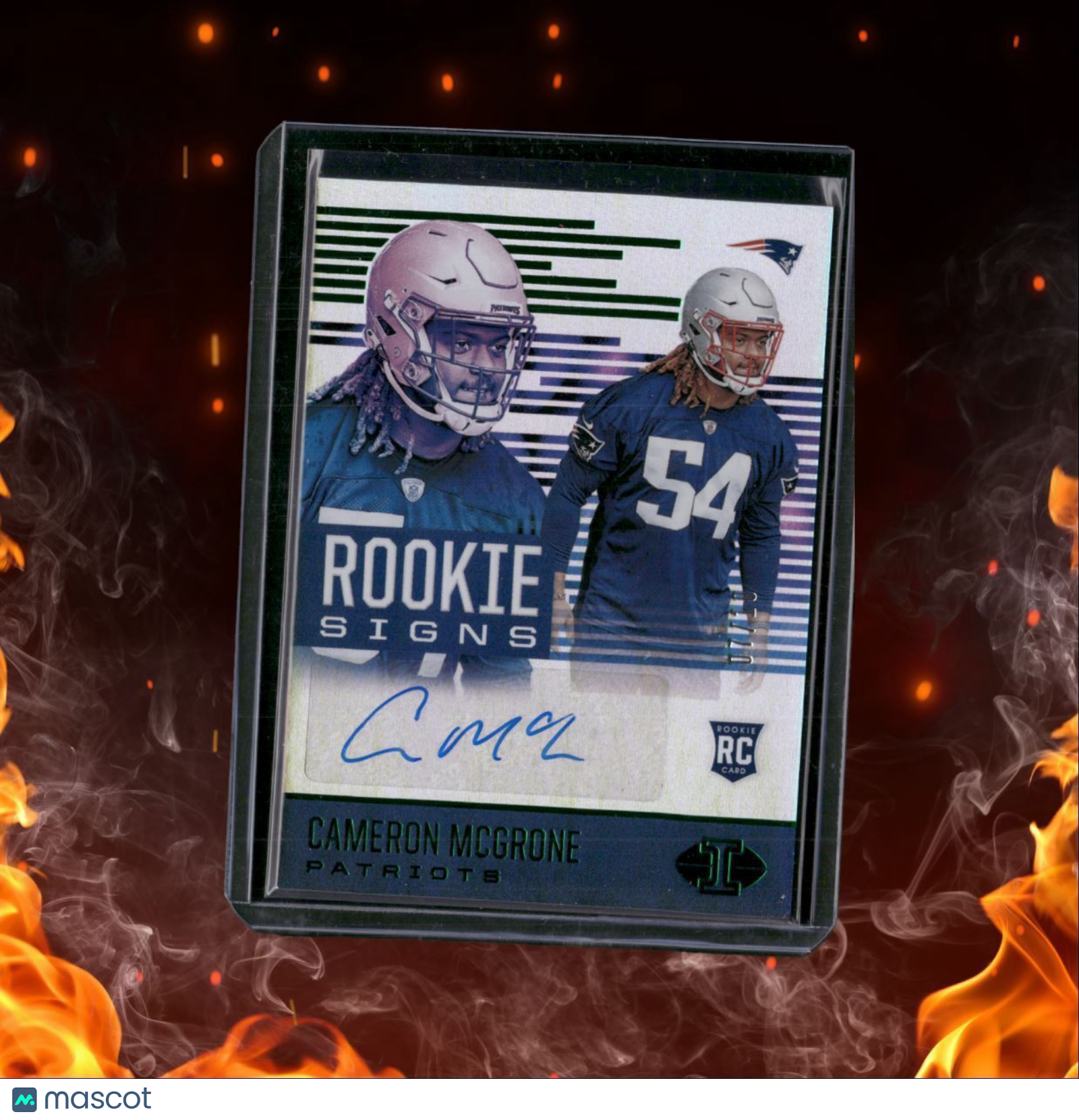 2021 Panini Illusions Rookie Signs Cameron McGrone Green 07/10 #RS-CM