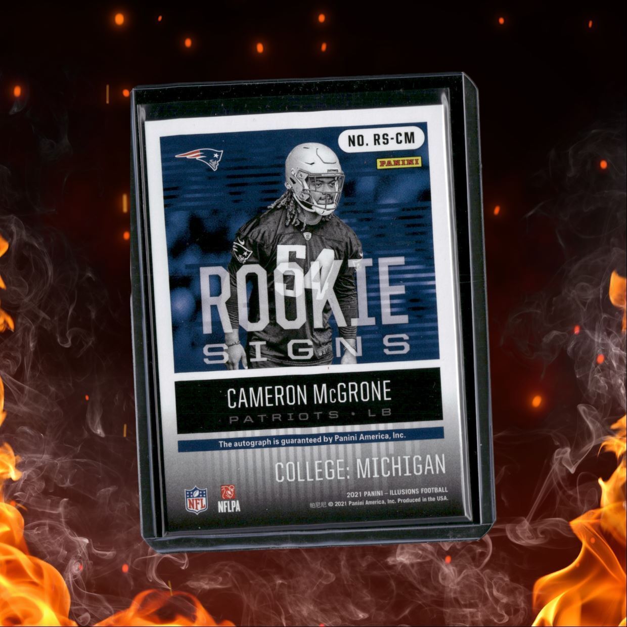 2021 Panini Illusions Rookie Signs Cameron McGrone Green 07/10 #RS-CM