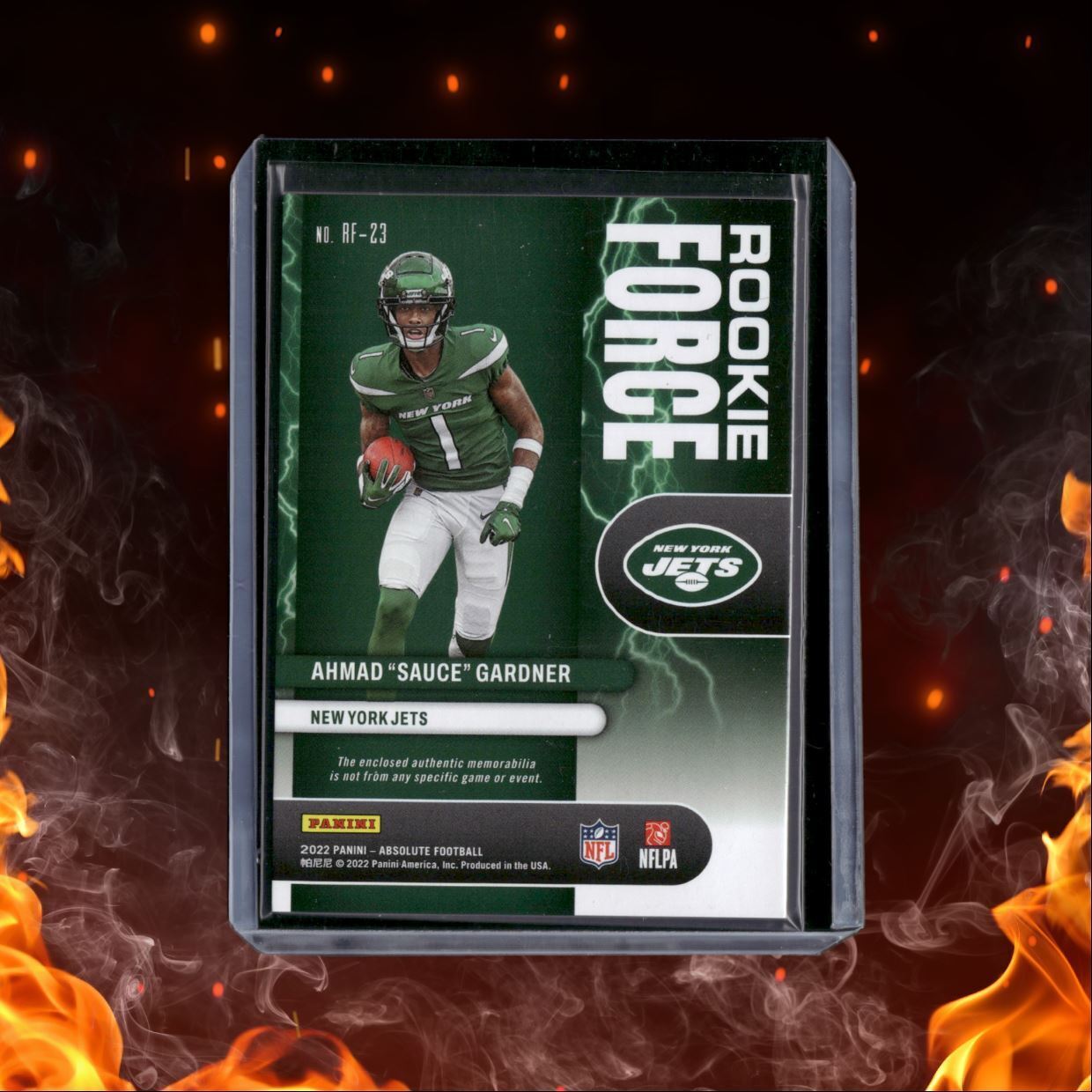 2022 Panini Absolute Rookie Force Ahmad Sauce Gardner #RF-23