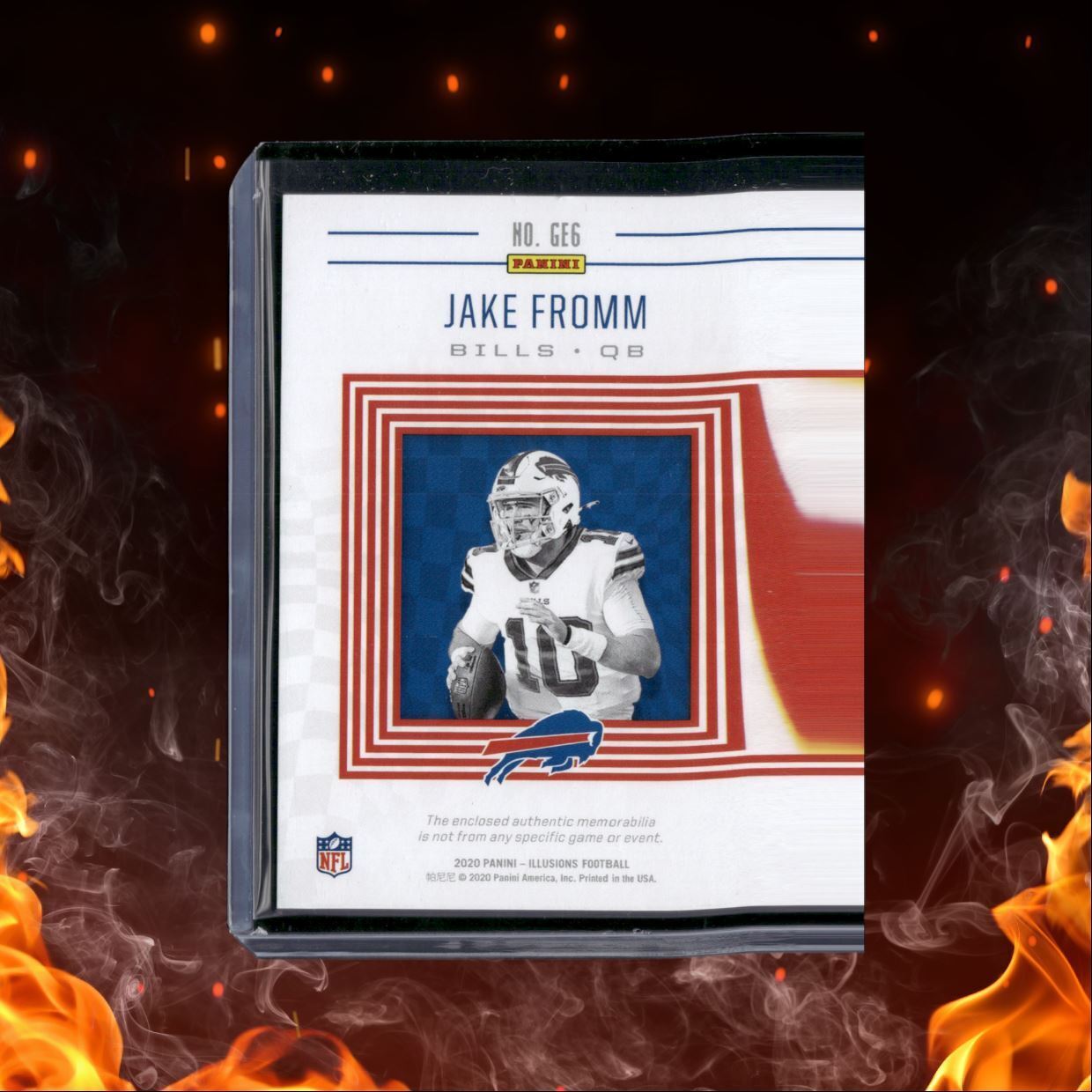 2020 Panini Illusions Great Expectations Jake Fromm Patch #GE6