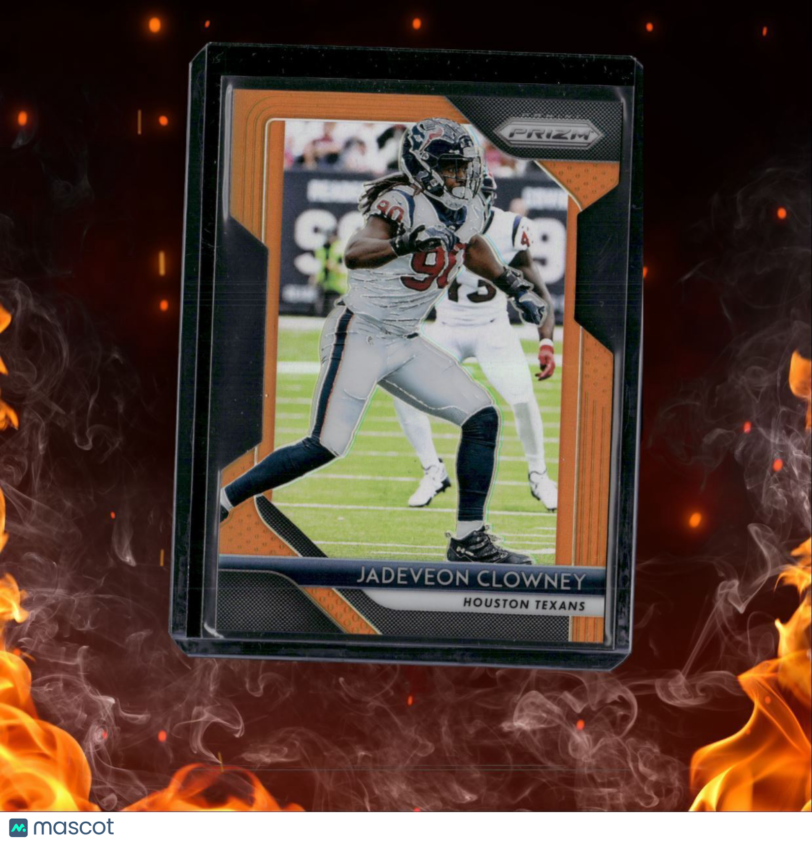 2018 Panini Prizm Jadeveon Clowney Orange Prizm Die-Cut 156/249 #123