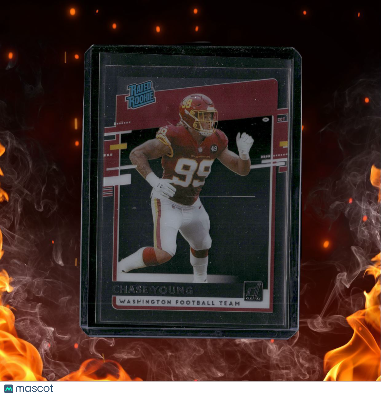 2021 Donruss Clearly Chase Young Rated Rookie #9