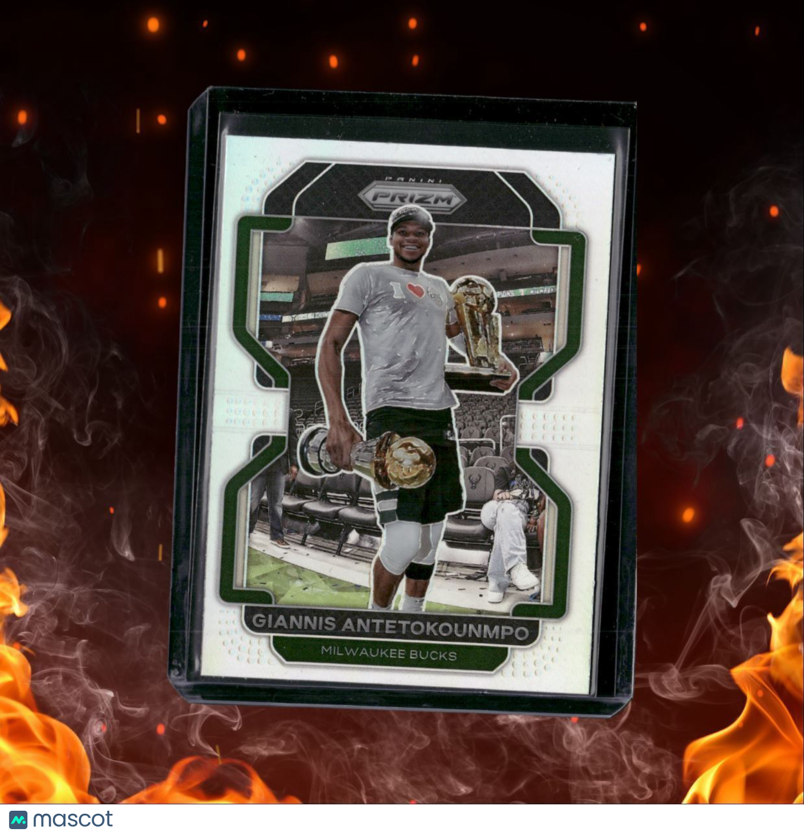 2021-22 Panini Prizm Giannis Antetokounmpo Silver Prizm #1