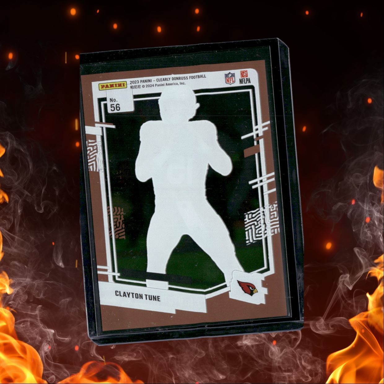 2023 Panini Clearly Donruss Clayton Tune Bronze Rated Rookie 65/75 #56