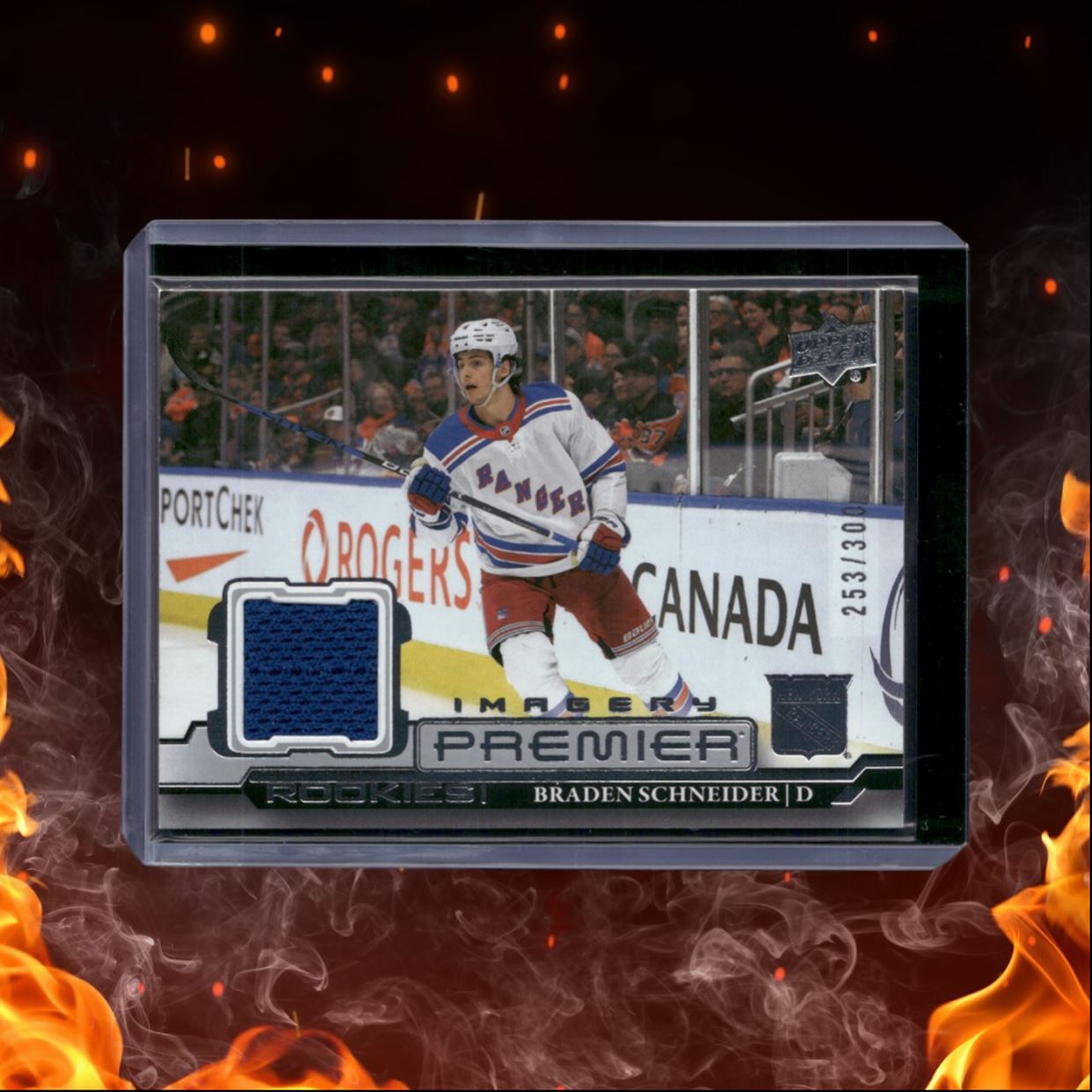 2022-23 Upper Deck Premier Braden Schneider Imagery Jersey Rookie 253/300