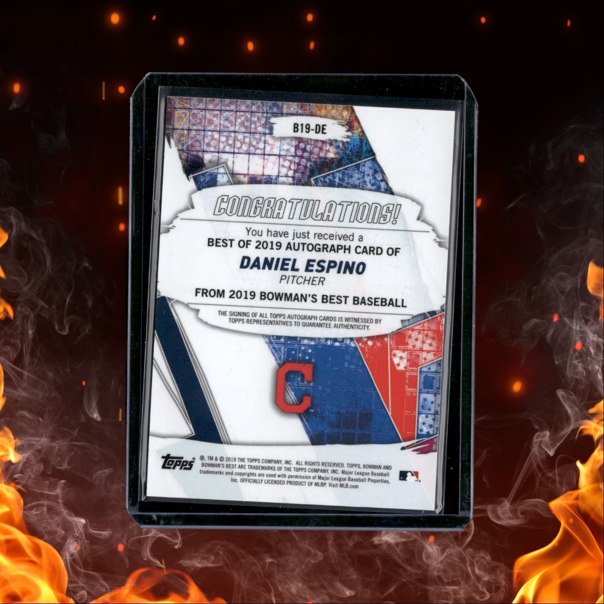 2019 Bowman's Best Daniel Espino Auto #B19-DE