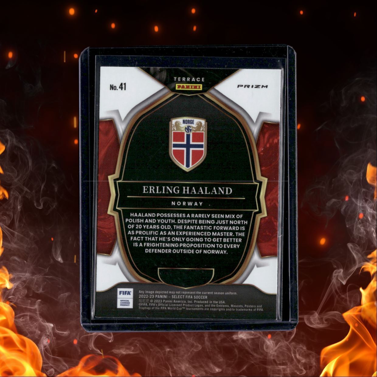 2022 Panini Select Erling Haaland Tri-Color #41