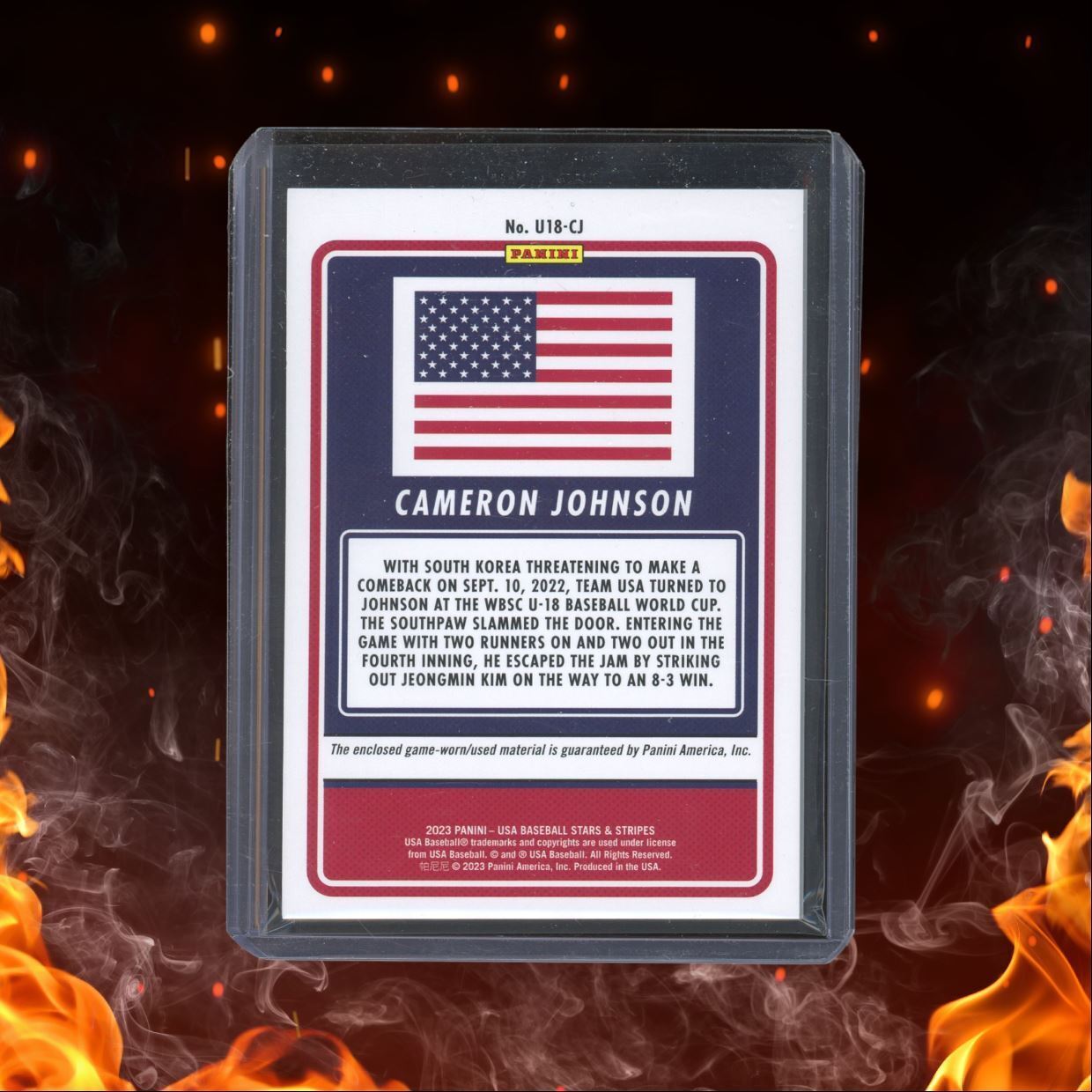 2023 Panini Stars & Stripes Red, White, Blue Cameron Johnson Relic Patch 04/10