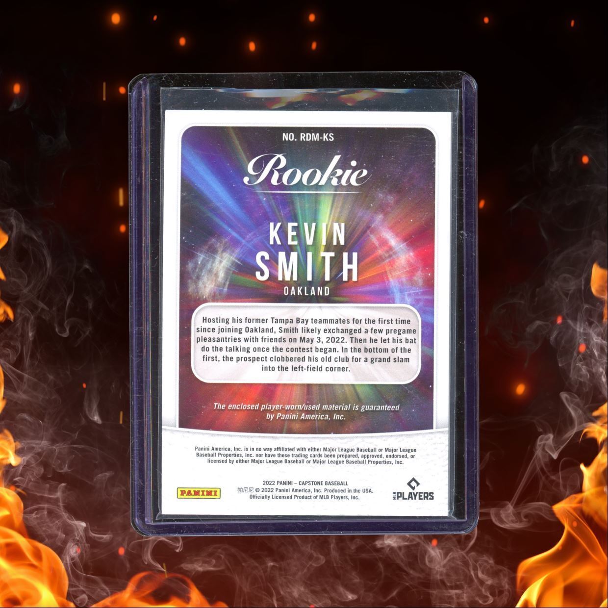 2022 Panini Absolute Rookie Kevin Smith Dual Patch Rookie #ARM-KS