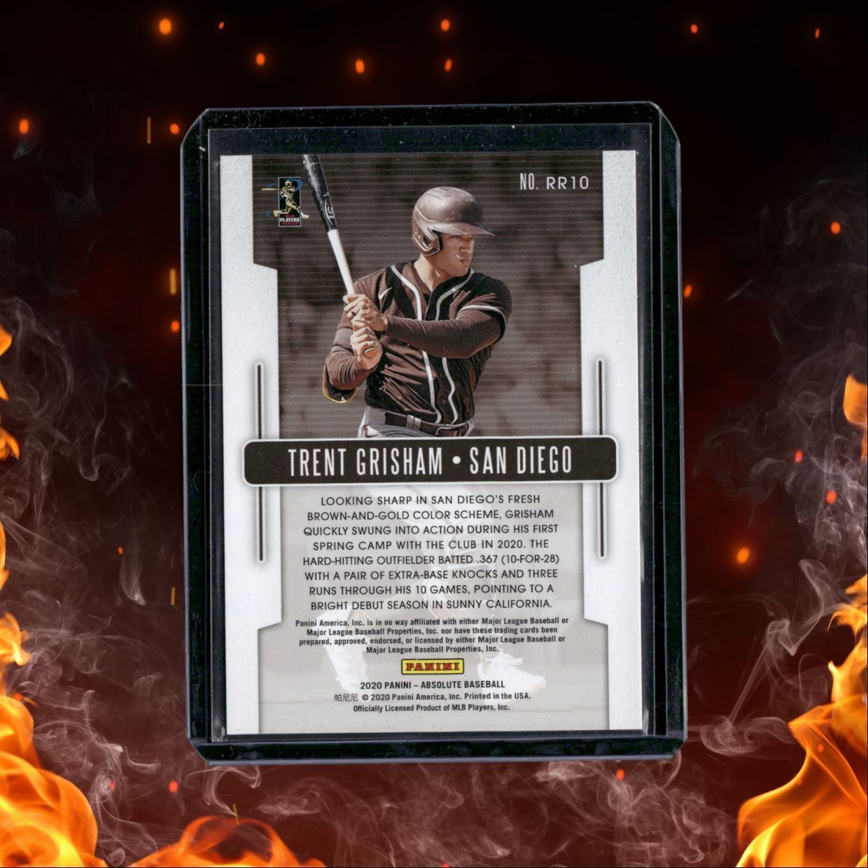 2020 Panini Absolute Trent Grisham Silver Rookie 75/99 #RR10