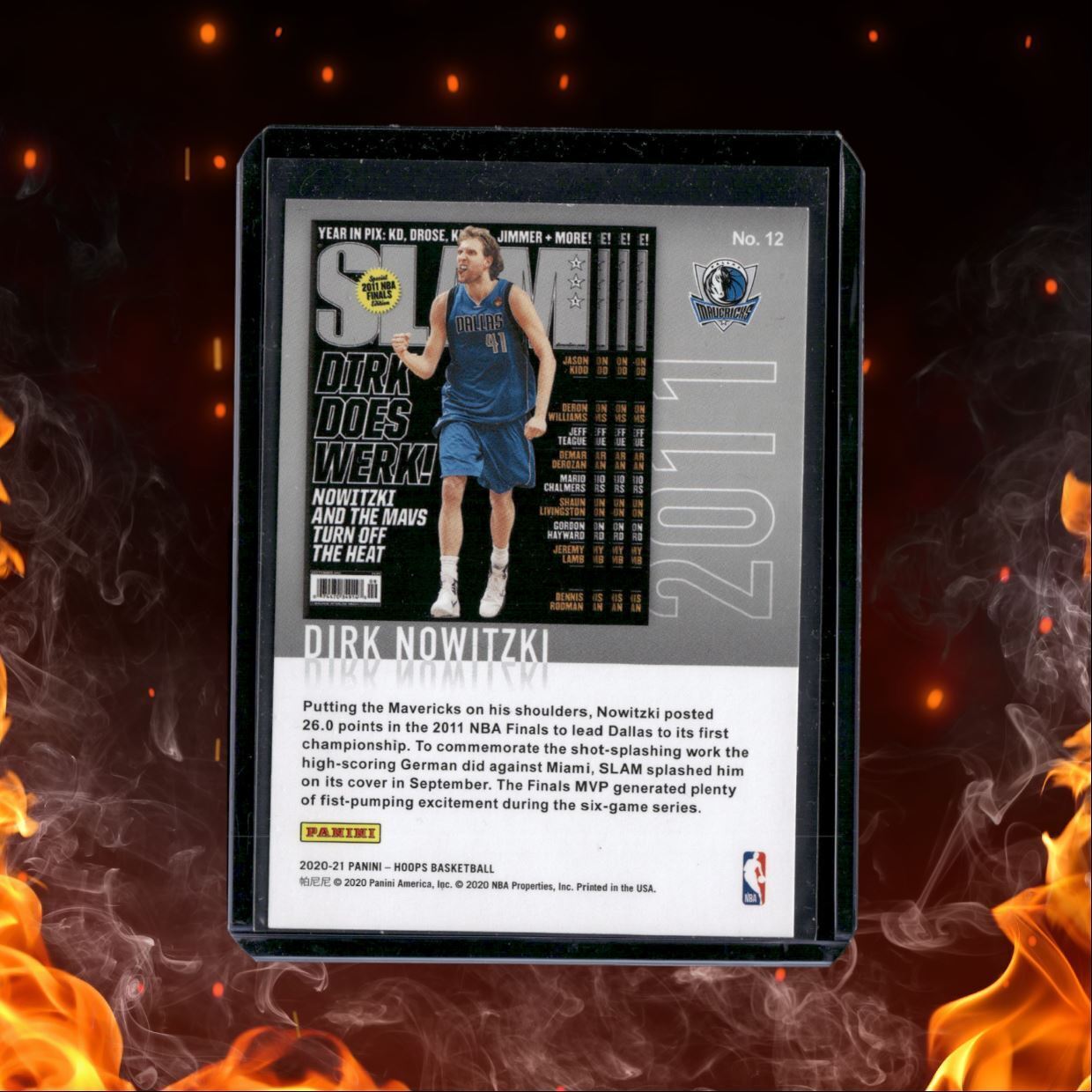 2020-21 Panini Hoops Dirk Nowitzki Slam #12