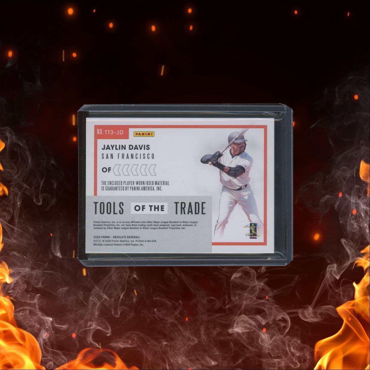 2020 Panini Absolute Jaylin Davis Tools of the Trade Red Triple Relic 08/49