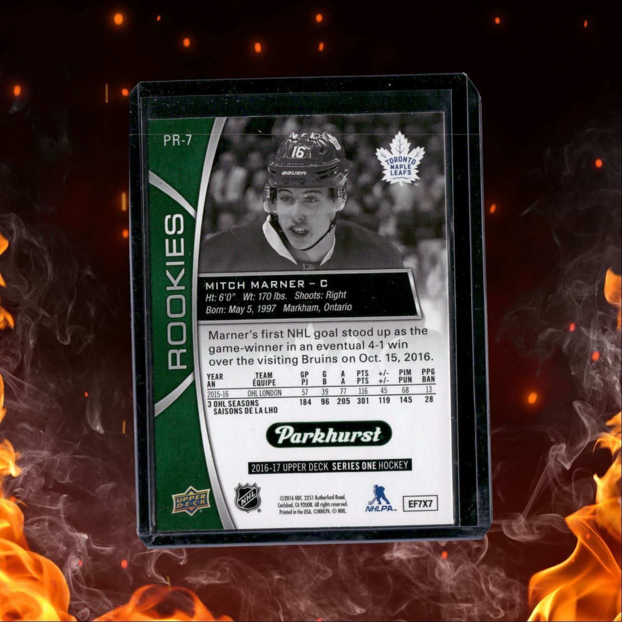 2016-17 Upper Deck Parkhurst Nigel Dawes Rookie #191
