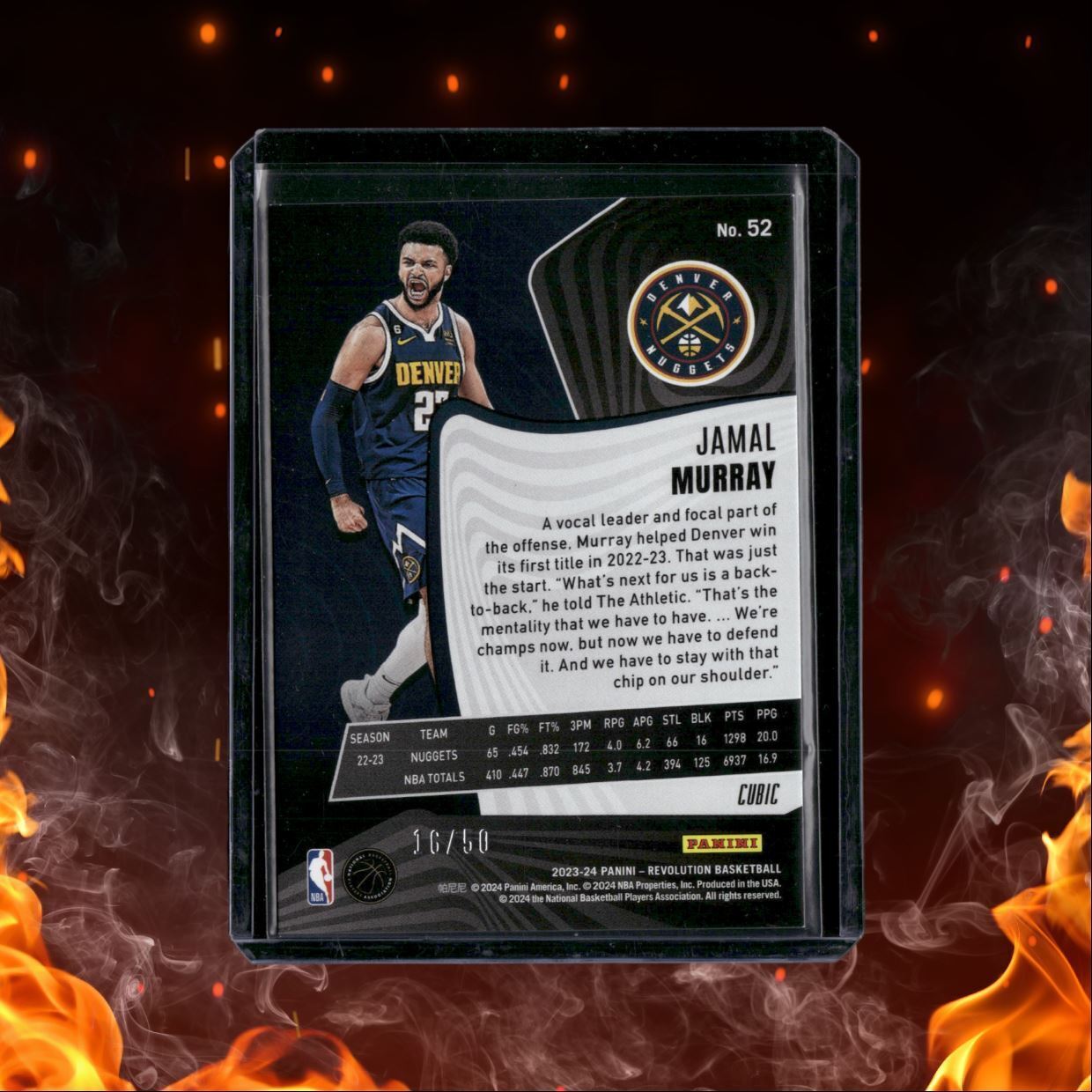 2023-24 Panini Revolution Jamal Murray Cubic 16/50 #52