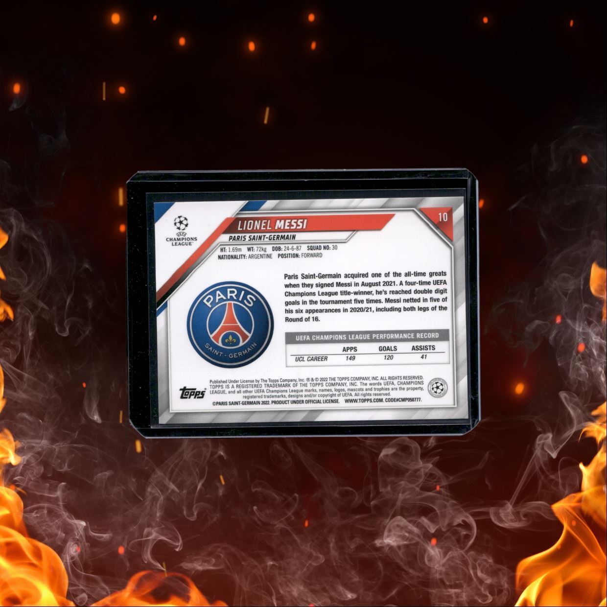 2021 Topps UEFA Lionel Messi Starball #10