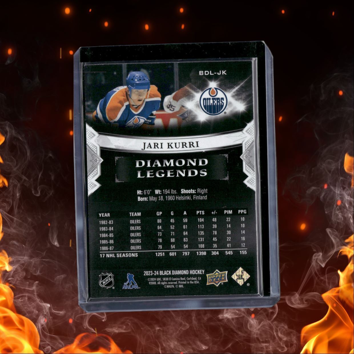 2023-24 Upper Deck Black Diamond Jari Kurri Legends 159/299 #BDL-JK