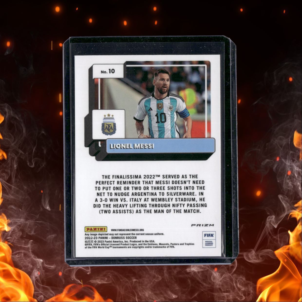 2022 Donruss Optic Lionel Messi Silver Prizm #10