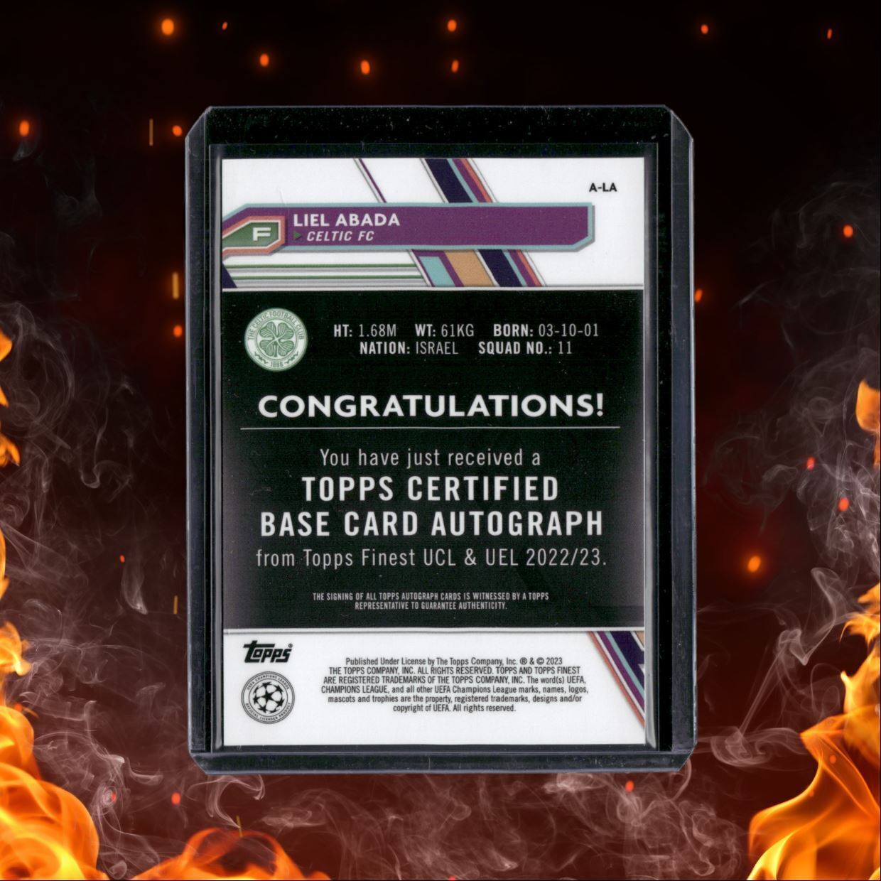 2022 Topps Finest Liel Abada Auto #A-LA
