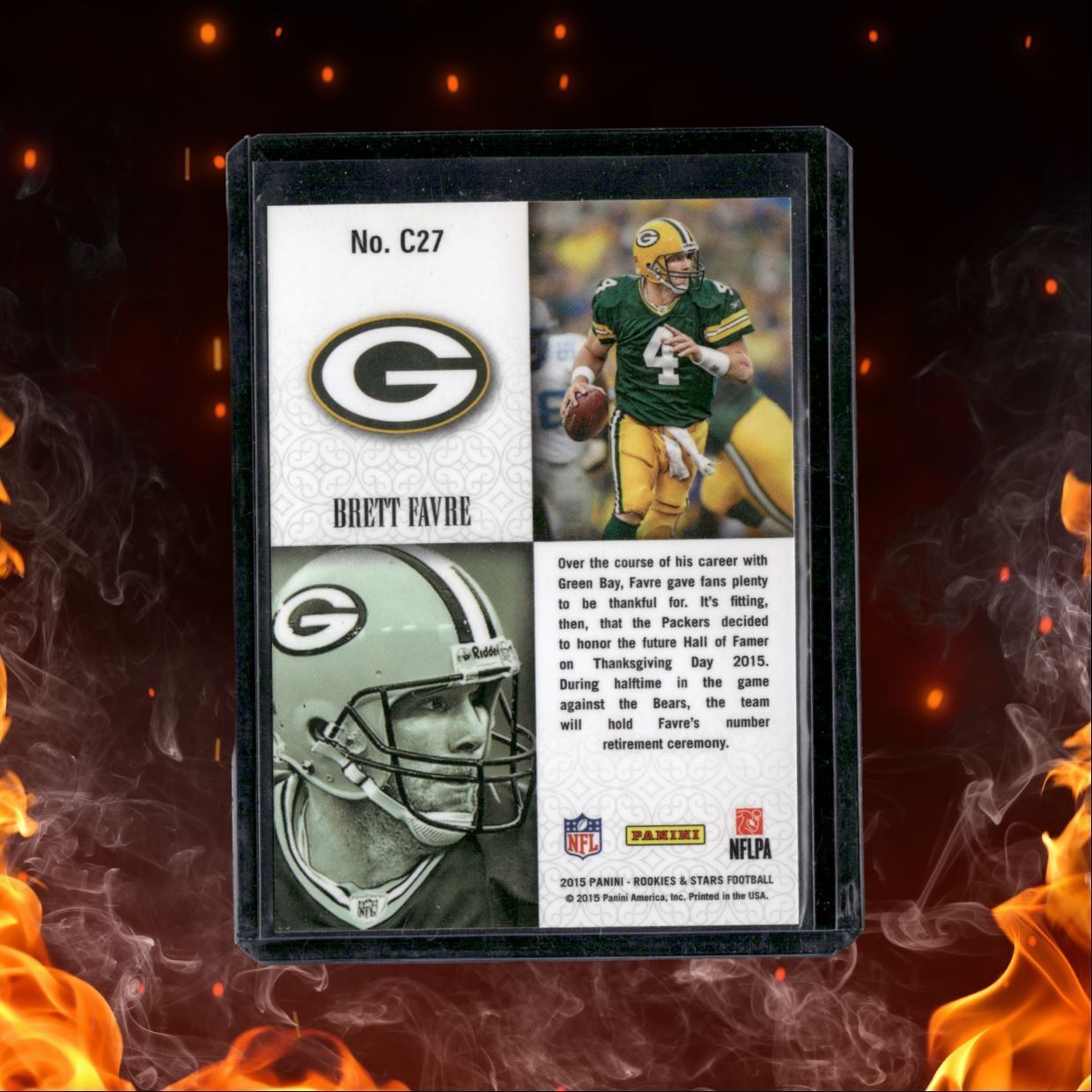 2015 Panini Rookies & Stars Brett Favre Crusade #C27