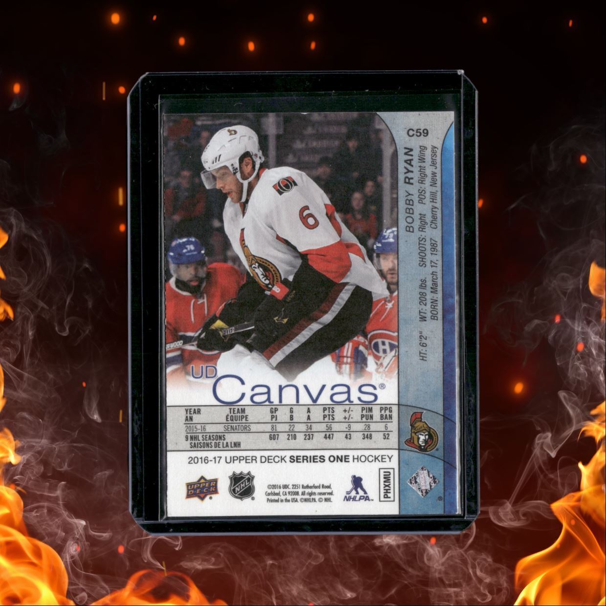 2016-17 Upper Deck Bobby Ryan UD Canvas #C59