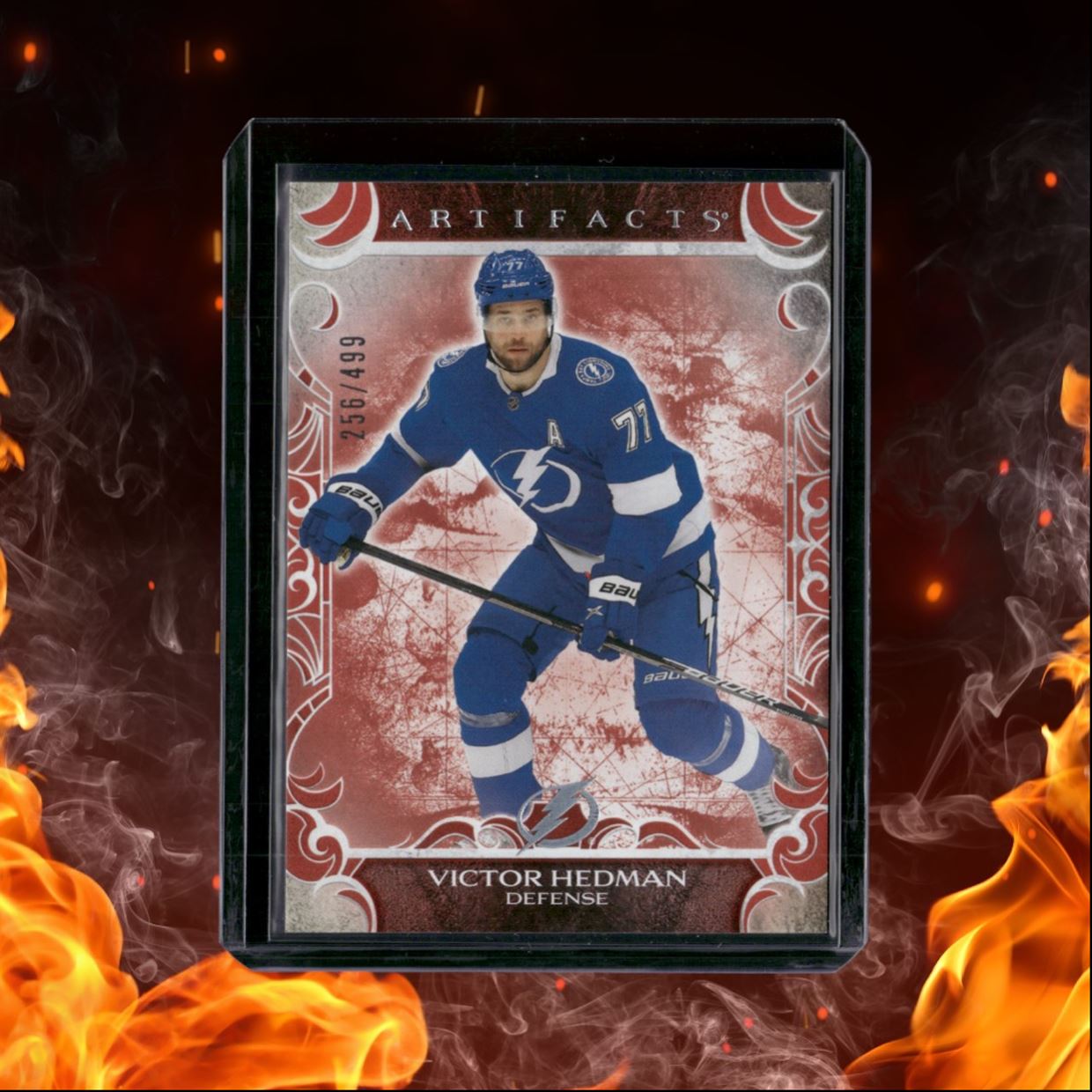 2024-25 Upper Deck Artifacts Victor Hedman Ruby 256/499 #4